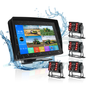 9 <span class=keywords><strong>inch</strong></span> ip69 không thấm nước chống bụi xe 4 kênh AHD IPS màn hình màn hình cho xe tải Trailer rvs van kỹ thuật nông nghiệp xe - Product Image 1