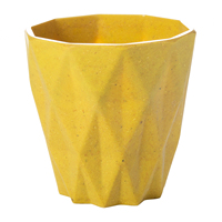 Pot de fleurs cylindrique simple et coloré pour succulentes et cactus, décoration artisanale pour comptoir de maison et cour de jardin