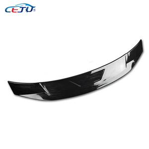 Negro brillante ABS fibra de carbono Look <span class=keywords><strong>GT</strong></span> estilo coche trasero maletero alerón bota labio cola de pato para <span class=keywords><strong>Hyundai</strong></span> Sonata N <span class=keywords><strong>Line</strong></span> DN8 2020-2023 - Product Image 2