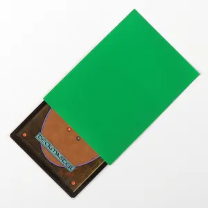 Cartão de beisebol padrão de negociação, cor matte mtg tcg mangas yugioh, cartão mágico, mangas de cartão de reunião