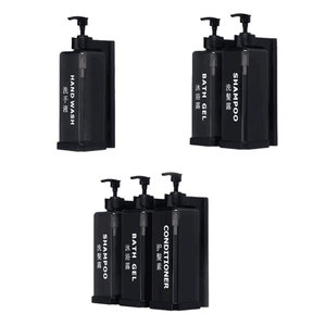 500ml treo tường khách sạn phòng tắm xà phòng Nhựa Hướng dẫn sử dụng Báo Chí chống trộm chai dầu gội đầu với khóa - Product Image 1