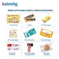 350 Horizontale Kussenverpakkingsmachine voor voedsel, brood, snoep, fruit, soep, serviesgoed, plastic zakken, flowpack verpakkingsmachine