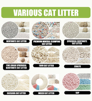 Litière pour chat en bentonite et tofu de qualité supérieure, parfum personnalisé, écologique, biodégradable, sans poussière, jetable aux toilettes, 5 kg – Vente en gros de produits pour animaux de compagnie