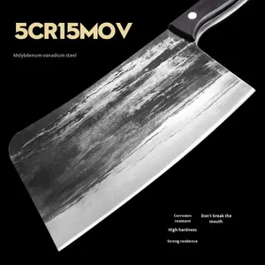 Cuchillo de Carnicero de Acero Forjado a Mano <span class=keywords><strong>Serie</strong></span> 4Cr, Diseño Moderno, JYTD10124 Jiyuan Yangjiang - Product Image 3