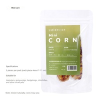 Jouet à mâcher naturel en mini maïs pour hamster, bâtonnet à mâcher pour hamster syrien, petit animal de compagnie, vente en gros