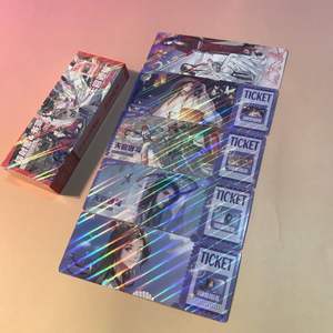 40 pièces/paquet, marque-pages rectangulaires en plastique, billets laser, cartes postales LOMO, Tian Guan Ci Fu Hua Cheng Xie, anime <span class=keywords><strong>Heaven</strong></span> <span class=keywords><strong>Officials</strong></span> <span class=keywords><strong>Blessing</strong></span> - Product Image 6