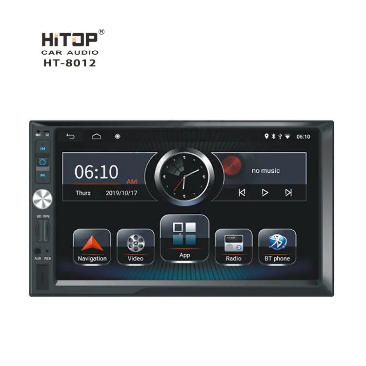 HT-8012 Android Universal K6/K8/K10 1GB/2GB 16/32/64グラム7インチmp4 Car Player