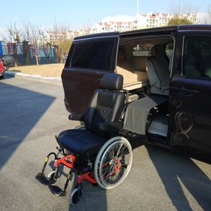 مقعد سيارة كهربائي دوار قابل للرفع والخفض، مقعد نقل للمعاقين وكبار السن، يتحمل وزن 150 كجم - Product Image 4