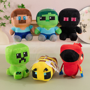 Nuevas llegadas transfronterizas de peluches: Peluches de <span class=keywords><strong>Creeper</strong></span>, Zombie, Caballo y Dragón Ender con relleno de algodón PP para 0-24 meses - Product Image 1