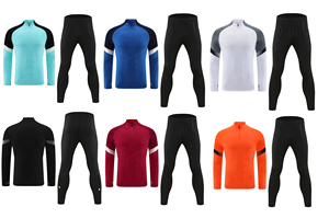 Tuta da allenamento <span class=keywords><strong>per</strong></span> bambini 2024 personalizzata da calcio manica lunga con mezza Zip superiore divisa da scuola <span class=keywords><strong>per</strong></span> ragazze <span class=keywords><strong>divise</strong></span> da calcio <span class=keywords><strong>per</strong></span> ragazzi - Product Image 4
