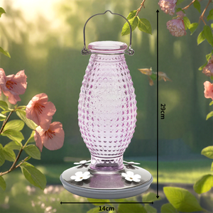 Comedero para Pájaros Colgante, a Prueba de Hormigas y Abejas, Comederos de Vidrio para Colibríes para Exteriores - Product Image 3