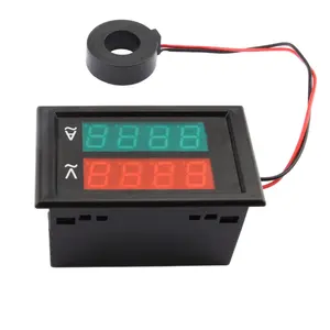 DL85-2042A lithium Battery Monitor Ammeter Voltmeter AC80-300V 0-100A LED Digital Red And Green Display