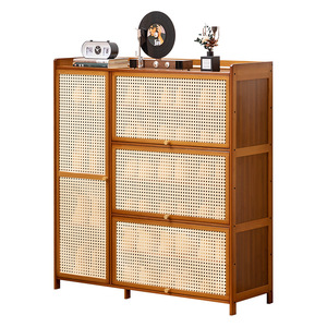 Home <b>shoe</b> cabinet, entryway <b>storage</b> rack, <b>shoe</b> rack integrated, floor-standing multi-tiered cabinet for use in hallways. - Product Image 5