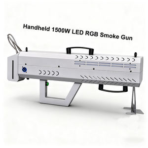 इग्रेलाइट हैंड पोर्टेबल स्मोकिंग गन पार्टी 1500w rgb की अगुवाई वाली एयर कॉलम फॉग गन वेडिंग नाइट क्लब डीजे धूम्रपान गन - Product Image 3