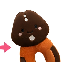 Jepit Rambut Boneka Lucu Bahan Polyester Lembut Aksesoris Kartun untuk Hadiah Pesta