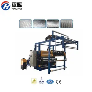 Pressure Hydraulic With Sensor Closed-loop Control 5.5m Length Home Textile Embossing Machine