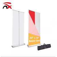 Support de bannière déroulante de haute qualité pour affiches publicitaires, idéal pour les cadeaux promotionnels d'entreprise