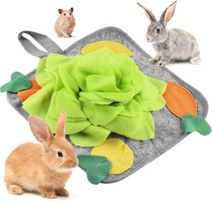 Lapin Tapis D'alimentation Pour Animaux De Compagnie Jouet De Lapin Tapis À Renifler Pour Animaux De Compagnie Polaire Interactive Nez Furets Chinchillas Lapin Tapis D'alimentation Pour Animaux De Compagnie - Product Image 3