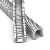 S8744 Standaardformaat aluminium nietjes U-vormige worstclips voor het afdichten van verpakkingen van netten en zakken