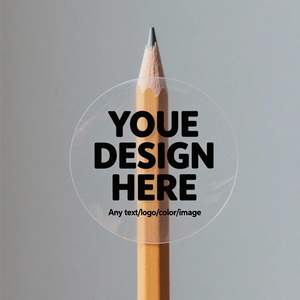 Ürün ambalajı için yüksek kaliteli özel şeffaf yuvarlak etiket çıkartmaları temizle yapışkan çıkartmalar - Product Image 4