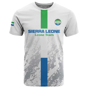 Camisetas de Gimnasio Personalizadas ODM OEM para Hombre, Diseño Sierra Leona, Impresión Casual por Sublimación, 180 Gramos, Fabricante de Tela No Tejida - Product Image 1