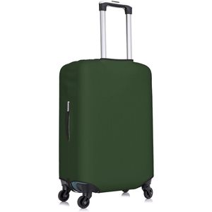 Symon ผ้าคลุมกระเป๋าเดินทางโพลีเอสเตอร์กันรอยขีดข่วนสีเขียวมะกอกสามารถซักได้และเหมาะกับกระเป๋าเดินทางขนาด18-32นิ้ว-ขนาดกลาง - Product Image 5