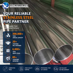 ISO Certified 304 HL Finish 114.3mm Precision ASTM A312 Stainless Steel Pipe with Excellent Weldability - Product Image 1