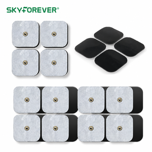 Skyforever Coussinets de gel TENS auto-adhésifs réutilisables de 3,5 mm à fixation rapide pour électrothérapie et physiothérapie – Fournisseur OEM ODM - Product Image 4