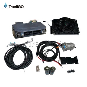 ชุดเครื่องปรับอากาศ BEU404-SET-05-14 12V 2000W ชุดเครื่องปรับอากาศคอมเพรสเซอร์ R134a AC ใต้แผงหน้าปัดพร้อมท่อ3/4/5ท่อ BEU404-SET-0 - Product Image 3