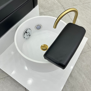 เก้าอี้นวดเท้าสปาหรูหราทันสมัยสีชมพูสำหรับร้านทำเล็บ - Product Image 5