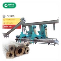 1 tonne par heure tour machine à briquettes fabriqué clé machine presse à main corée agro