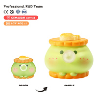 Figurine Squishy Biscuit Sandwich Mignon Rempli de Crème, Jouet à Presser Anti-Stress, Ornement de Bureau pour Enfants, Cadeaux Maison et Bureau