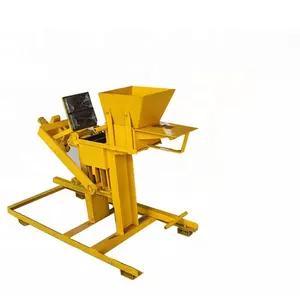 WT1-40 Manual interlocking mud / clay brick making machine price in south africa