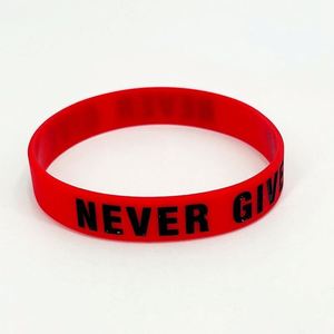 Pulsera de Silicona con Frase Inspiradora Grabada, Brazalete de Goma para Eventos Deportivos, Regalo - Product Image 5