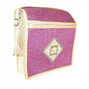 High Quality Lowellcraft Women's Bohemian Geometric Pattern Juco Fabric Tote Messenger Bag Eco-Friendly All Seasons Wholesale - Product Image 1
