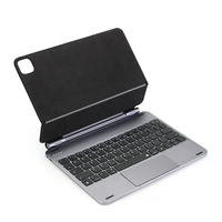 Clavier magique en alliage d'aluminium premium avec trackpad de précision et rétroéclairage RVB 7 couleurs pour iPad Pro 11 Air 10.9 10.2