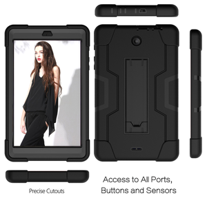 Vente en gros robuste 3 en 1 Silicone + couches PC étui de protection à l'épreuve des enfants robuste pour Alcatel Joy <span class=keywords><strong>Tab</strong></span> 2 <span class=keywords><strong>8</strong></span> pouces 2020 9032W T550 - Product Image 3