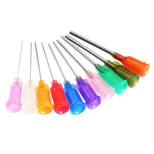 Aiguille de seringue à pointe émoussée en acier et plastique, haute précision, pour utilisation industrielle sur machine CNC - Product Image 1