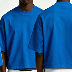 T-shirt da uomo oversize personalizzabili in cotone 100% (300 g/m²) a manica corta, girocollo, con stampa a rilievo, design neutro, affidabile - Product Image 4