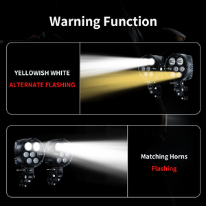 Ferei Fa 318M LED sáu-màu Spotlight USB từ cấp bằng sáng chế thông minh điều khiển nhiệt độ xe máy phụ trợ lái xe ánh sáng - Product Image 2