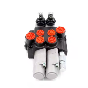 Válvula direccional hidráulica manual de 3 carretes, pieza de maquinaria de construcción personalizable, directa de fábrica, 1/2" - Product Image 3