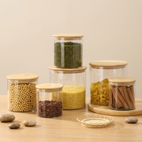 Contenants de stockage alimentaire hermétiques en plastique PP modernes YAFU avec couvercles à clipser - Grande capacité, portables pour l'école, les fêtes et les mariages