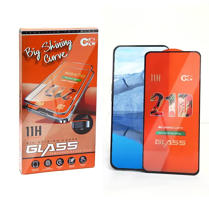 Good Price 21D Screen Guards for Infinix smart 5 pro 6 4 HD Hot 11 play Note 11 10 Wholesale Tempered Glass manufacturer