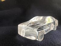 Artisanat en verre cristal, modèle de voiture gravé au laser fait à la main, cadeau créatif pour la décoration intérieure et les cadeaux promotionnels d'entreprise