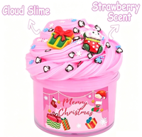 Calendrier de l'Avent 24 Jours Surprise 10-en-1 : Slime Créatif Multicolore en PVA, Jouet Anti-Stress pour le Compte à Rebours de Noël