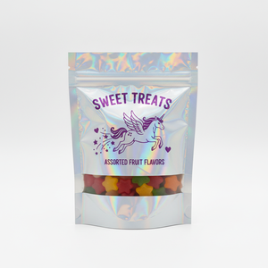 Sachet Doypack refermable en Mylar avec fermeture éclair, barrière aromatique, pour tranches <span class=keywords><strong>de</strong></span> fruits tropicaux et confiseries, 1 lb, approuvé FDA - Product Image 1