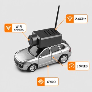 1:64 Ölçekli Kameralı Mini RC Araba 2.4G WiFi FPV Uzaktan Kumandalı Araba 4WD 30 m Menzilli APP Kontrollü Çocuklar İçin - Product Image 4