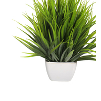 Petit bonsaï artificiel en plastique de haute qualité, plante verte en pot pour décoration de jardin, faux bonsaï pour plateau, 1 pièce