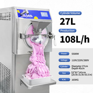 Máquina de Helados de 25L, Máquina Comercial de Gran Capacidad, Congelador Horizontal por Lotes, Maquinaria de Heladería, Máquina para Hacer Gelato - Product Image 2
