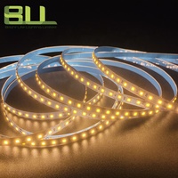 Ruang SMD 2835 120 Leds 2700K 24VSmart Strip lampu IP20 hangat putih Led fleksibel lampu Led
